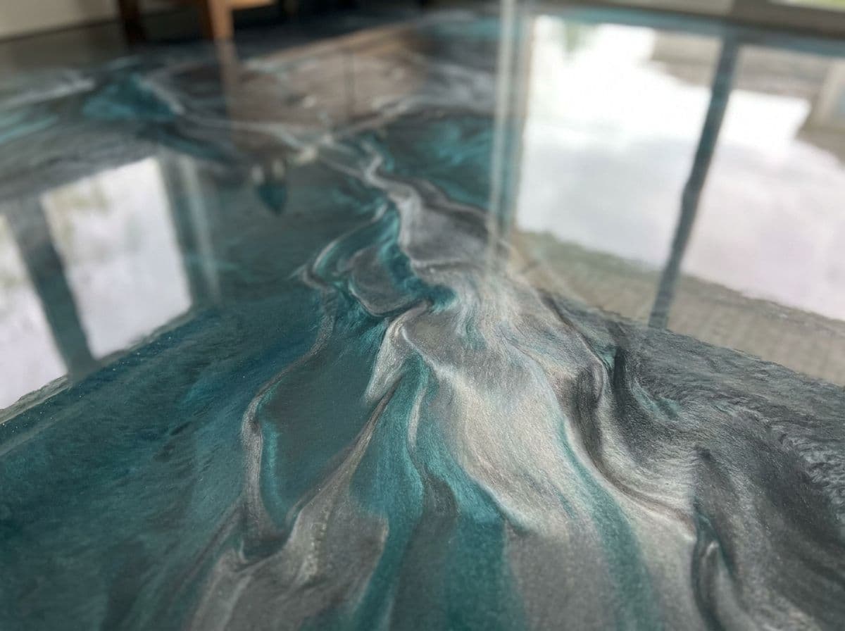 Metallic Epoxy resin floor
